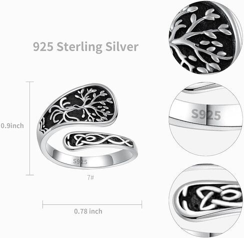 Cross Rings for Women, Spoon Rings for Women Sterling Silver Adjustable Thumb Faith Ring for Women Men Unisex, Christian Ring Jewelry for Birthday Party Gifts in Saudi Arabia