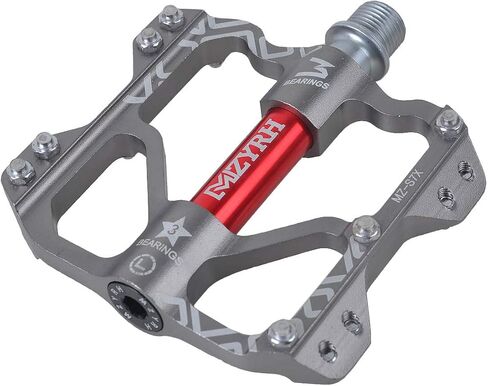 ThinkTop Mountain Bike Pedals Platform for MTB BMX, 9/16 Bicycle Road Bike Flat Pedals Aluminum, 3 Bearing Sealed Lubricate in Saudi Arabia