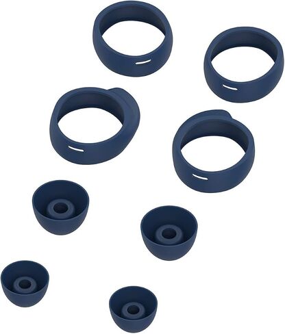 ALXCD طقم أطراف الأذن البديلة لسماعات Galaxy Buds+ Plus، S/M/L 3 أزواج من خطافات الأذن، S/M/L 3 أزواج من أطراف الأذن السيليكون، متوافقة مع Galaxy Buds+ Plus SM-R175، أسود جديد 6+6 in Saudi Arabia