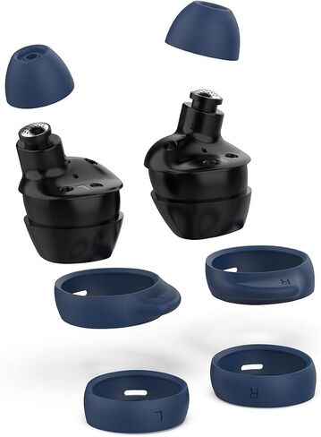 ALXCD طقم أطراف الأذن البديلة لسماعات Galaxy Buds+ Plus، S/M/L 3 أزواج من خطافات الأذن، S/M/L 3 أزواج من أطراف الأذن السيليكون، متوافقة مع Galaxy Buds+ Plus SM-R175، أسود جديد 6+6 in Saudi Arabia