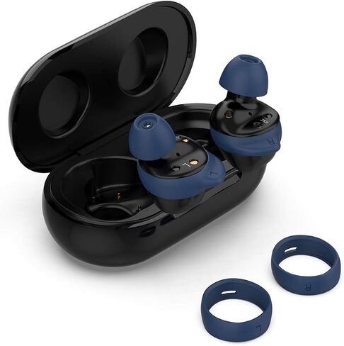 ALXCD طقم أطراف الأذن البديلة لسماعات Galaxy Buds+ Plus، S/M/L 3 أزواج من خطافات الأذن، S/M/L 3 أزواج من أطراف الأذن السيليكون، متوافقة مع Galaxy Buds+ Plus SM-R175، أسود جديد 6+6 in Saudi Arabia