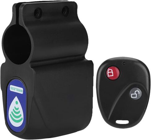 Anti Theft Lock Remote Control Alarm, Anti Solid Mini Cycling Security Lock Microcomputer Control for in Saudi Arabia
