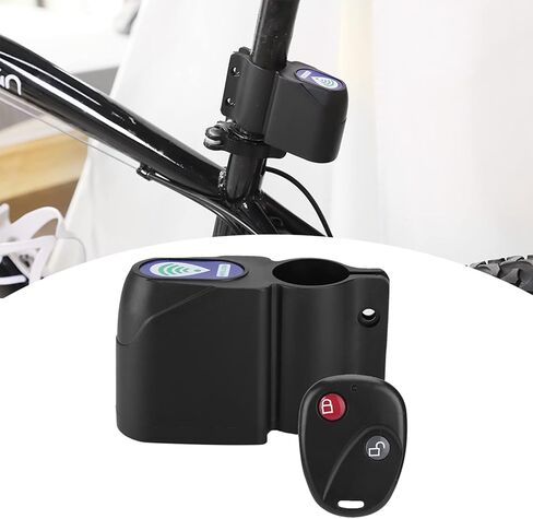 Anti Theft Lock Remote Control Alarm, Anti Solid Mini Cycling Security Lock Microcomputer Control for in Saudi Arabia