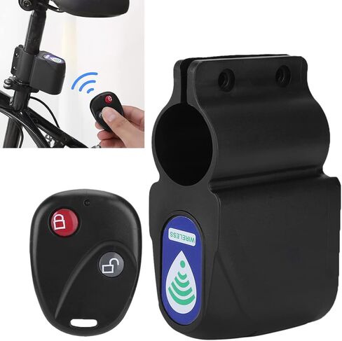 Anti Theft Lock Remote Control Alarm, Anti Solid Mini Cycling Security Lock Microcomputer Control for in Saudi Arabia