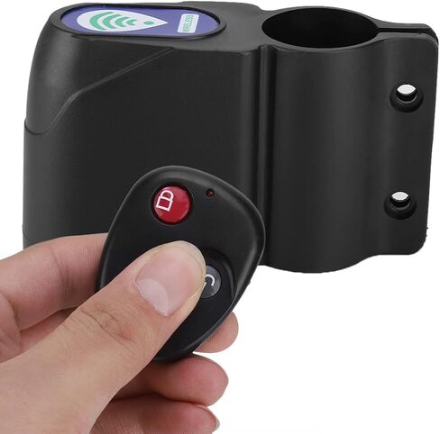 Anti Theft Lock Remote Control Alarm, Anti Solid Mini Cycling Security Lock Microcomputer Control for in Saudi Arabia