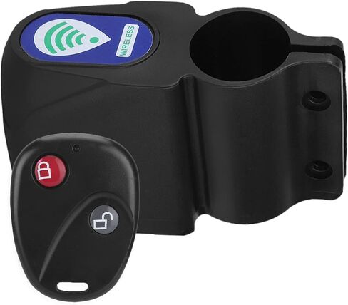 Anti Theft Lock Remote Control Alarm, Anti Solid Mini Cycling Security Lock Microcomputer Control for in Saudi Arabia