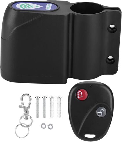 Anti Theft Lock Remote Control Alarm, Anti Solid Mini Cycling Security Lock Microcomputer Control for in Saudi Arabia