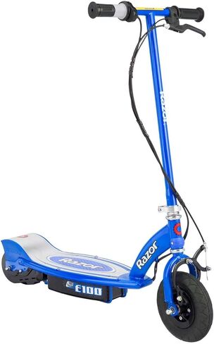 سكوتر كهربائي للأطفال من Razor E100 مزود بمحرك وقابل لإعادة الشحن، 1 أسود و1 أزرق in Kuwait