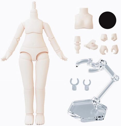 YMY OB11 Doll Body GSC BJD Doll Body Extended Size Joint Movable Doll Model Action Figure （Super White-11cm-No Stand） in Saudi Arabia