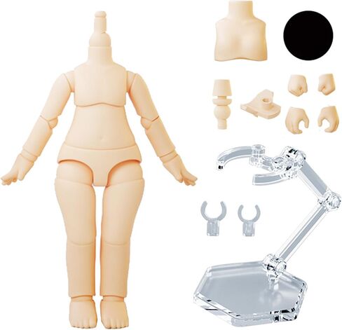 YMY OB11 Doll Body GSC BJD Doll Body Extended Size Joint Movable Doll Model Action Figure （Super White-11cm-No Stand） in Saudi Arabia