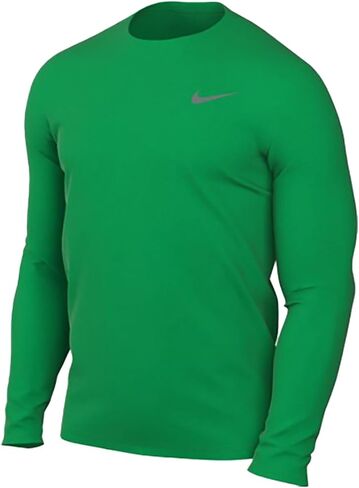 Nike Men's Team Legend Long Sleeve Tee Shirt (Medium, Maroon) in Saudi Arabia