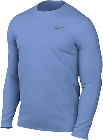 Nike Men's Team Legend Long Sleeve Tee Shirt (Medium, Maroon) in Saudi Arabia