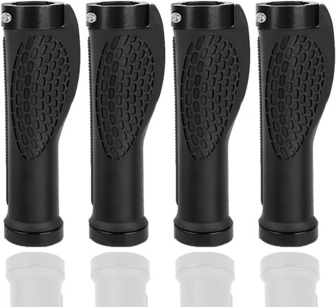 زوجان من مقابض مقود الدراجة بقفل مزدوج، تصميم مريح، مقابض مطاطية واسعة ومقبض أسود للدراجات الجبلية MTB in Kuwait