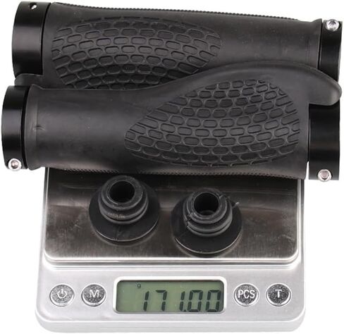 زوجان من مقابض مقود الدراجة بقفل مزدوج، تصميم مريح، مقابض مطاطية واسعة ومقبض أسود للدراجات الجبلية MTB in Kuwait