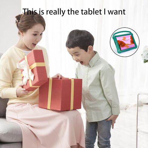 تابلت للأطفال، تابلت 7 بوصة للأطفال 4 جيجابايت 32 جيجابايت أندرويد 12 تابلت مثبت مسبقًا للتحكم الأبوي للأطفال وتعليم الأطفال الصغار مع حافظة بمسند مقاوم للصدمات، معتمد من GMS (أزرق) in Saudi Arabia