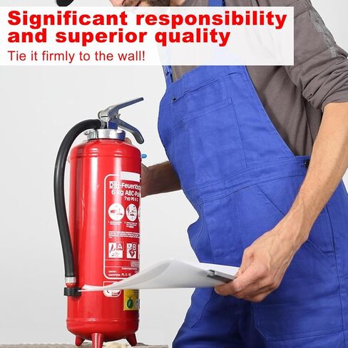 24 حزمة طفاية حريق جبل طفاية حريق عالمية قوس 5 إلى 45 رطل طفاية حريق جدار جبل قوس حامل طفاية حريق، طفاية حريق جدار السنانير شماعات مع مسامير in Kuwait