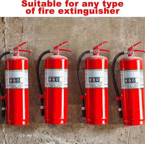 24 حزمة طفاية حريق جبل طفاية حريق عالمية قوس 5 إلى 45 رطل طفاية حريق جدار جبل قوس حامل طفاية حريق، طفاية حريق جدار السنانير شماعات مع مسامير in Kuwait
