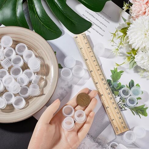 GORGECRAFT 50PCS 5 Sizes Clear Plastic Stopper with Pull Tab Salt and Pepper Shaker Stoppers Replacement Bottle Plug 10.5mm to 18mm Inner Diameter Reusable Column End Covers for Pots Bottles in Saudi Arabia