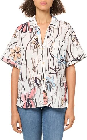 Desigual Women's Woman Woven Shirt Short Sleeve in Saudi Arabia
