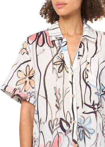 Desigual Women's Woman Woven Shirt Short Sleeve in Saudi Arabia