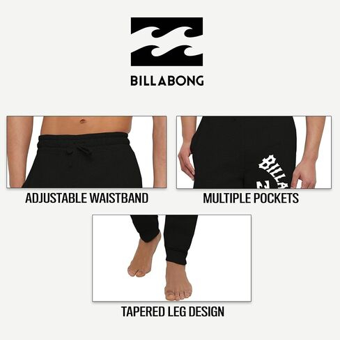 Billabong French Terry Joggers للرجال، بنطال رياضي رجالي كبير وطويل القامة in Saudi Arabia