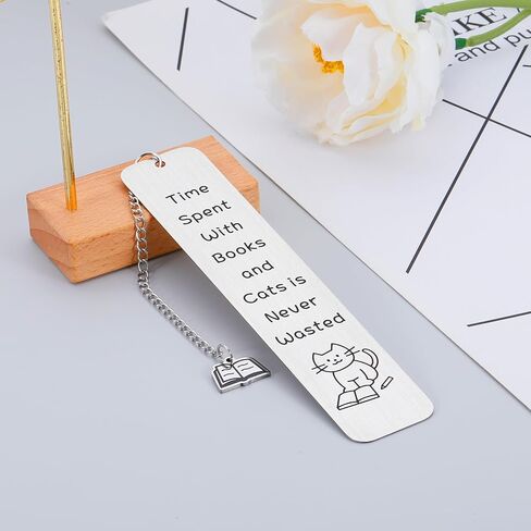 Fathers Day Gift for Pet Lover Cat Dog Gifts Cat Bookmark for Women Men Book Accessories for Reading Lovers Cat Lovers Gifts for Women Book Lovers Gifts Cute Bookmarks for Book Lovers Bookworm in Kuwait