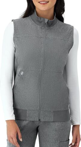 Hanes Women's Comfort Fit Scrubs Healthcare Vest, Moisture-Wicking Stretch Scrubs Vest for Women in Saudi Arabia