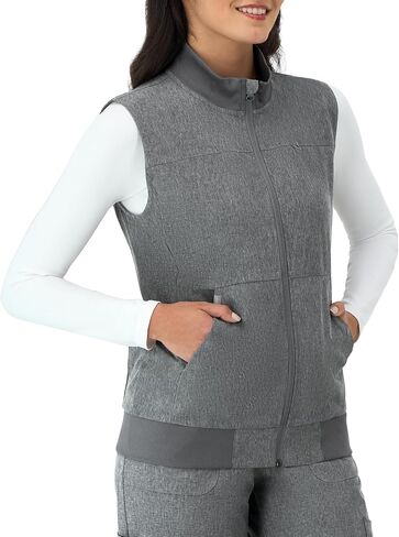 Hanes Women's Comfort Fit Scrubs Healthcare Vest, Moisture-Wicking Stretch Scrubs Vest for Women in Saudi Arabia