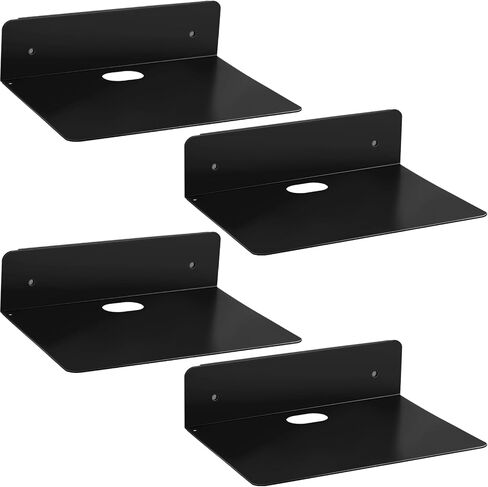 ثيروين 4 عبوات من أرفف منظم بيجبورد، صينية فولاذية معدنية مغناطيسية رف بيجبورد رف تثبيت على الحائط، سلة ملحقات بيجبورد لتنظيم طاولة العمل، المرآب، مكتب المطبخ، أسود in Kuwait