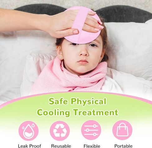 Kids Ice Packs for Boo Boos, Boo Boo Ice Packs for Kids, 2 Packs Cute Hot Cold Gel ice Packs for Injuries Reusable for Kid's Fever, Pain Relief, Wisdom Teeth, First Aid and Head, Arms, Legs Injuries in Saudi Arabia