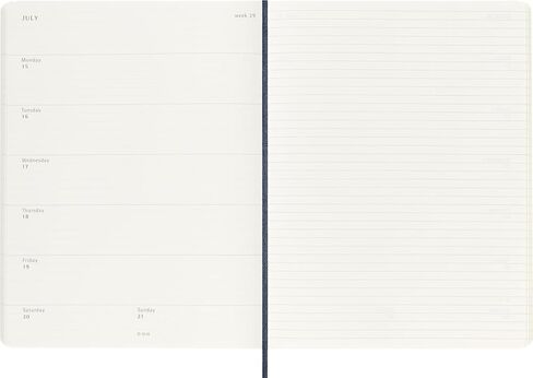 Moleskine Classic 12 Month 2025 Daily Planner, Soft Cover, Pocket (3.5" x 5.5"), Scarlet Red, 400 pages in Saudi Arabia