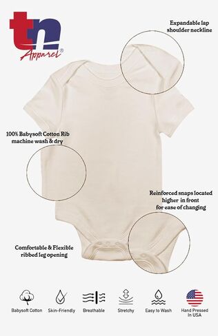 TeeNow - Girls/Guys gotta have Goals! - Soccer Sports Baby/Infant Bodysuit, Boy/Girl Unisex, Short Sleeve in Saudi Arabia