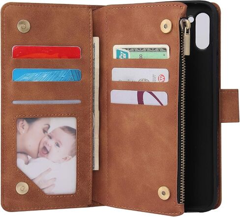 Asuwish Compatible with Samsung Galaxy A11 Wallet Case Tempered Glass Screen Protector and Leather Flip Cover Card Holder Stand Cell Accessories Phone Cases for Glaxay A 11 Gaxaly 11A Women Men Blue in Kuwait