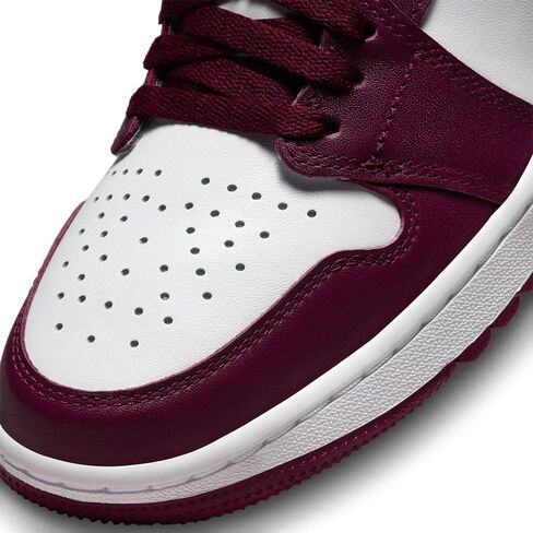 NIKE Air Jordan I High G Men's Golf Shoes (DQ0660-103, White/Bordeaux/Metallic Silver) Size 9 in Saudi Arabia