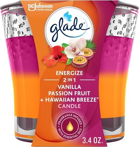 Glade Candle Jar, Air Freshener, 2in1, Moonlit Walk & Wandering Stream, 3.4 Oz in Saudi Arabia