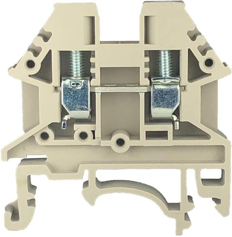 Dinkle Beige DK2.5N DIN محطة السكك الحديدية كتلة المسمار نوع UL 600V 20A 12-22AWG (10) in Saudi Arabia