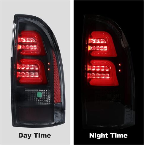 مصابيح خلفية G-PLUS لمصابيح وقوف السيارات من الكروم ثلاثية الأبعاد LED شريط أنبوبي متوافق مع Toyota Tacoma 2005-2015 8155004150، 8156004150، 8156104150، 8155104150 in Saudi Arabia