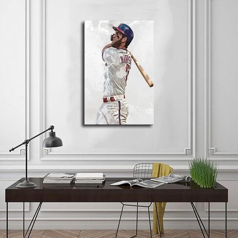 Julio Rodríguez 3 Pieces Unframed Print Art (8x12 Inch) Canvas Poster Sports Wall Decor Sports Poster Office Decor Gift in Saudi Arabia