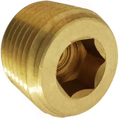 سدادة أنابيب نحاسية، 3/4 بوصة ذكر NPT، (عبوتان) in Kuwait