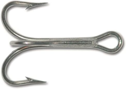 Mustad 3551 Classic Treble Standard Strength Fishing Hooks | Tackle for Fishing Equipment | Comes in Bronz, Nickle, Gold, Blonde Red, [Size 3/0, Pack of 25], Duratin in Saudi Arabia