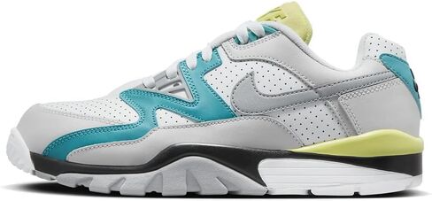 Nike Air Cross Trainer 3 Low Men's Shoes (FQ8829-100, White/Neutral Grey/Teal Nebula/Cement Grey) in Saudi Arabia