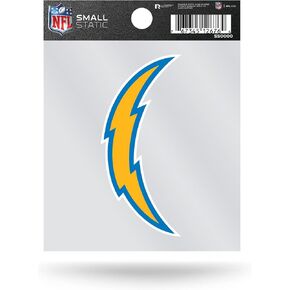 Rico Industries NFL Football Los Angeles Chargers Bolt Small Static Cling
