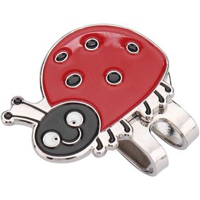 SUNGOOYUE Golf Ball Marker, Women Stainless Steel Magnetic Golf Hat Clip Ball Marker for Golf ()