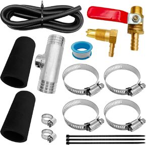 fafafa ZUDKSUY 1-1/2" Diesel Mounting Kit, Replacement Gravity Auxiliary Tank and with 1½" Filler Line for Diesel Engines Only