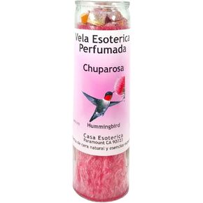 Hummingbird (CHUPARROSA)-Palm Wax Spiritual Intention Spell Candle-[Pink] | Vela CASA ESOTERICA PERFUMADA- (CHUPARROSA)