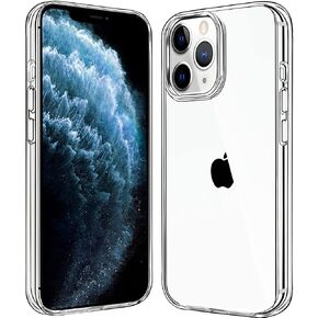JJGoo Compatiable with iPhone Xs Max Case Clear, Transparent Shockproof Phone Case for iPhone Xs Max, Slim Anti-Scratch Hard PC Back Protective Cover Bumper