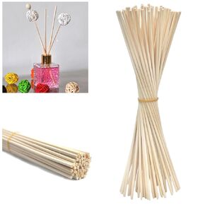 50 Pieces 4mm 10"Natural Color Rattan Reed Diffuser Replacement Sticks