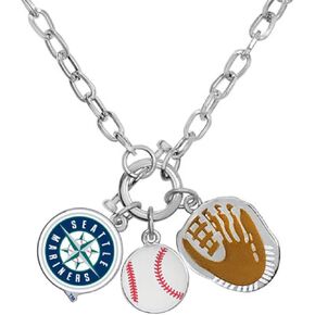 Game Time 101633 MLB Seattle Mariners Charm Necklace