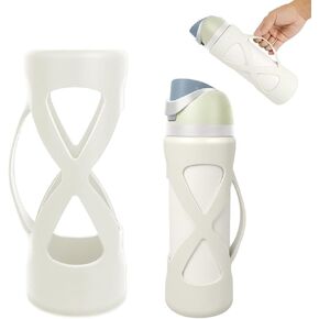Silicone Boot with Handle Compatible with Owala 24 oz, Full Protective Anti Scratch & Reduce Dent Sleeve Cover, All-Round Wrap Protector Compatible with FreeSip Water Bottles