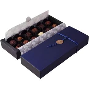 BBJ WRAPS 12 Cavity Chocolate Gift Packaging Box Wedding Party Paper Favor Boxes, Set of 10 (Blue) in Kuwait